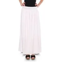 malito more than fashion Sommerrock malito Damen Maxi Rock, langer Rock blickdicht, Sommerrock mit Bund leichter eleganter Sommer Rock