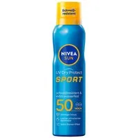 Nivea Sun Sonnenschutzspray UV Dry Protect Sport Sonnenspray Aerosol LSF 50 200ml, 1-tlg.