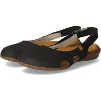 El Naturalista El Naturalista N413 Black Damen Rauleder black Keilsandalette