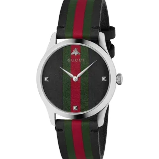 Gucci G-Timeless YA1264079 Herrenuhr - Elegantes schwarzes Zifferblatt