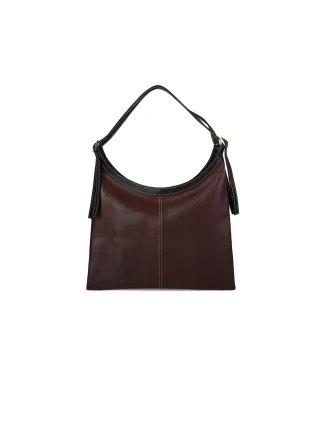 Giulia Monti Tote Bag Walnussbraun Schwarz