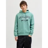 Jack & Jones Kapuzensweatshirt JJELOGO SWEAT HOOD 2 COL 25/26 NOOS mit stylischem Print