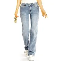 be styled Bootcut-Jeans Bootcut Jeanshose loose fit Hose mid waist Schlagjeans - Damen - j40k