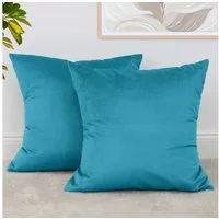 Amilian Dekokissen 2er Set - Kissen mit Füllung und Bezug - Sofakissen, Zierkissen, (2 Stück), 40x40 cm, Kopfkissen, Kuschelkissen mit Kissenfüllung