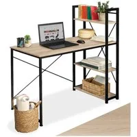 tectake Schreibtisch Computer-Schreibtisch (1-St., 1 tlg), Markanter Computer-Schreibtisch im typischen Industrial Style