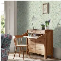 LAURA ASHLEY Vliestapete Pointon Fields, glatt, geblümt, (1 St), 10mx52cm (ca. 5m2)