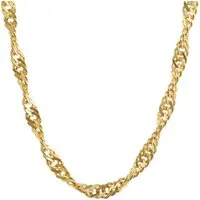 HOPLO Goldkette Goldkette Singapurkette Länge 60cm - Breite 2,2mm - 333-8 Karat Gold, Made in Germany