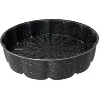 Cheffinger Backform Runde Backform Küchenform Marmor Anti Haft Ø26cm Tarte schwarz