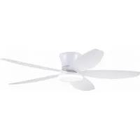 Surtime Deckenventilator mit LED-Beleuchtung, leiser Motor, 6 Geschwindigkeitsstufen, 5 Flügel, ⌀ 91 cm, 36 W, 35 dB, Fernbedienung– für Räume bis 20 m²