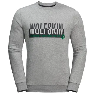 Jack Wolfskin Slogan Herren Grey Pullover