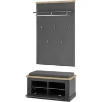 OTTO home Garderoben-Set WESTMINSTER, (2-St., Schuhbank, Wandpaneel), im romantischen Landhausstil