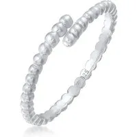 Elli Fingerring Kugel Design Offen Verstellbar 925 Ring, Kugel