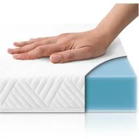 Gentle North, Topper Memory Schaum Topper 5/7 cm - Matratzentopper, 5 cm hoch, Memoryschaum, ergonomisch, rutschfest, schadstoffgeprüft