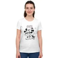 United Labels® T-Shirt Disney Minnie Mouse T-Shirt Happy Moments Oberteil Frauen Shirt Top