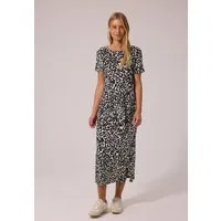 STREET ONE STUDIO Midikleid mit Leo-Muster