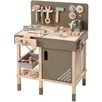 howa Spielwerkbank, Kinderwerkbank aus Holz mit 47 tlg. Zubehör