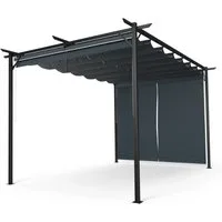 blumfeldt Pavillon Pantheon Robust, (Set), Pergola 3x4m pulverbeschichtet wetterfest Garten