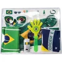 FELIXLEO Flagge Generisch Deutschland Fan Set Fahne Brille Klatschhand WM 2026 Zubehör (1-St)