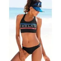 Venice Beach Bustier-Bikini Mit Logodruck