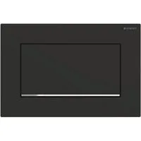 GEBERIT Betätigungsplatten Sigma 30 Spül Stopp Spülung schwarz matt 115893141