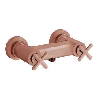 VitrA Origin Classic Zweigriff-Brausearmatur Aufputzmontage Kupfer Soft,A4289429 A4289429