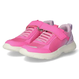 Superfit Low Sneaker RUSH  Pink - Gr. 35 -  Leder und Textil