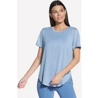 Skechers Funktionsshirt Tunic Tee mit Markenlabel, aus Polyester und Elasthan, elastisches Material