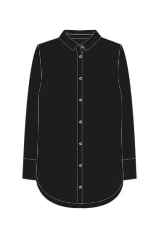Smith&Soul - Straight Blouse Collar Blouse NOS black - Gr. - XXL