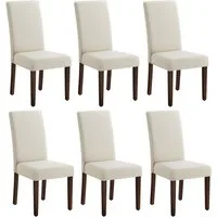 VASAGLE Esszimmerstuhl 2er Set/ 4er Set/ 6er Set Esszimmerstühle, Küchenstuhl (Set, 6 St), Parsons-Stil, 58 x 48 x 99 cm, stuhl bis 120 kg