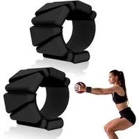 Refined Living Gewichtsmanschette 2er Fußgewichte Gewichtsmanschetten fuß 0.9 KG Handgelenk & Knöchel, (Silikon Ankle Weights Knöchelgewichte Fussgewichte für Cardio Aerobic, Verstellbare Bein & Armgewichte für Gehen, Laufen, Yoga, Pilates), für Frau