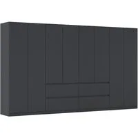 rauch Drehtürenschrank Mehrzweckschrank Aktenschrank Mietswohnung Garderobe MAINZ 360cm breit (3 verschiedene Ausstattungen BASIC/CLASSIC/PREMIUM (inkl. SOFT-CLOSE) grifflose Front, Außentüren mit Push-to-Open Funktion MADE IN GERMANY