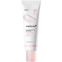 Medicube Sonnenschutzcreme PDRN Pink Tone Up Sun Cream 50ml – koreanische Sonnencreme mit Tone-up, Effekt, SPF 50+ PA++++, pink tone up sun cream, für tägliche Skincare und ebenmäßigen Teint