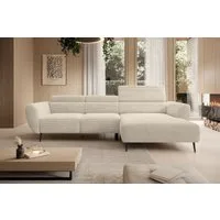 WERK2 Ecksofa Alisson, mit elektrischer Sitztiefenverstellung, L-Form, Breite 277 cm, Alisson – flexibler Komfort mit modernem Design und smarten Details.