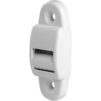 BAUHELD Rollladen-Gurtführung Aufputz Unterputz, Schnelle Montage, Rolladen Gurtwickler für Rolladengurt 14mm & 23mm, Weiß
