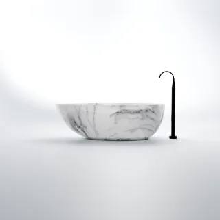Steinberg Serie 540 Freistehende Badewanne, marmor look, 540801052 540801052