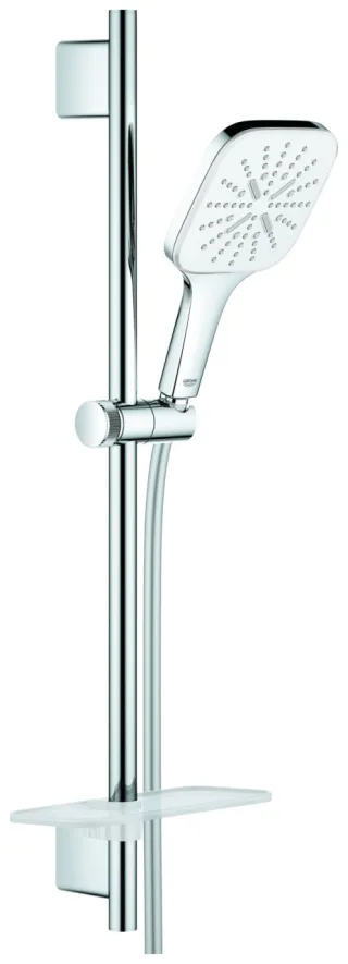 GROHE Br.st.set RSH 130 SmartActive Cube 26584 600mm 9,5l Ablage moon white/chrom, 26584LS0 26584LS0