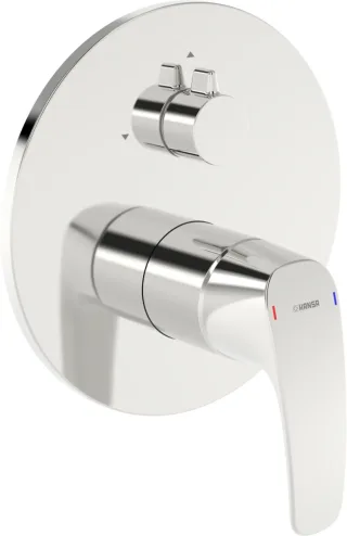 Hansa Einhandmischer FM-Set f. zwei Abgänge HANSAPINTO, 8526 Rosette rund verchromt, 85269123 85269123