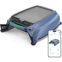 AIRROBO Poolroboter SP200 poolroboter akku,Solar Skimmer Roboter Poolreiniger, (Packung, automatische Oberflächenreinigung, Hinderniserkennung), zwei Ladeoptionen, App-Steuerung rund um die Uhr