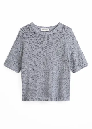 Marc OPolo Casual - Pullover mit Rundhalsausschnitt blau - Gr. - S