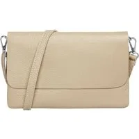 Caspar Clutch Abendtasche Damen Leder Handtasche - CLASSIC LINE - Modell No.835, leicht, elegant & unempfindlich - 100% Echtleder - Handmade in Italy