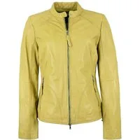 Jilani Lederjacke Niobe Jilani - Damen Lederjacke Lammnappa gelb