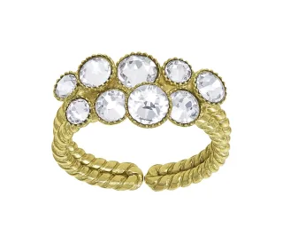 konplott - Ring - Water Cascade gold/silver