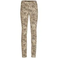 YESET Leggings Damen Druck-Cordleggings Leggings lang Hose Röhre Stretch beige 092665