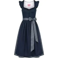 Krüger Madl Dirndl Dirndl Mavie 70cm Länge blau