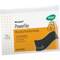 Weroplast® Wundpflaster PowerTex Wundschnellverband - verstärkte Klebkraft & robust (1 St), Wundschnellverbände