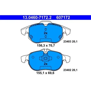 ATE Bremsbel?ge vorne Fiat Croma Opel Vectra Saab 9-3