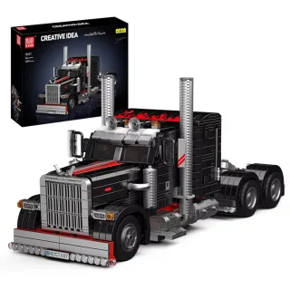 Mould King 10037 The American Truck Building Block Assembly Kit Car Brick Set New Technical Car Toys 1797PCS Kids Christ