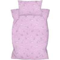 Amilian Kinderbettwäsche Babybettwäsche - Bettbezug 100x135 cm, Kopfkissenbezug 40x60 cm, 2 teilig, 100% Baumwolle