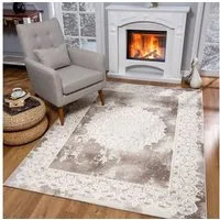 Sanat Teppich Harmony 3205, auch als Läufer und rund, rechteckig, Höhe: 12 mm, Wohnzimmer, Kurzflor, modern, Orient Optik, Schlafzimmer