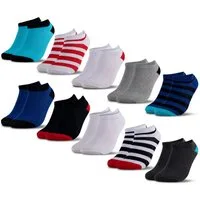 OCCULTO Sneakersocken Occulto Kinder Sneaker Socken 10er Pack (Modell: Mikl) (10-Paar)